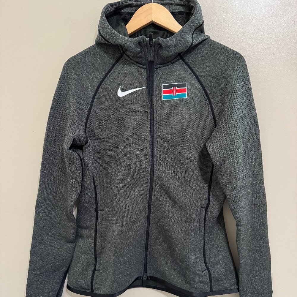 Nike Pro Elite Kenya Team Issue Tech Fleece Hoodie Jacket Running Womens M NEW